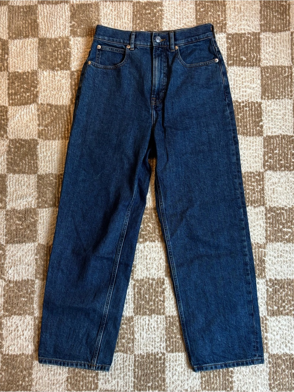 Everlane The Way High Jean in Dark Blue Wash size 26